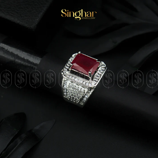 Zircon Diamond Ring (4992)