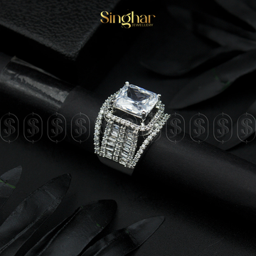 SparkleFlex Zircon Ring