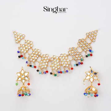 Bahawalpuri Kundan Necklace Set