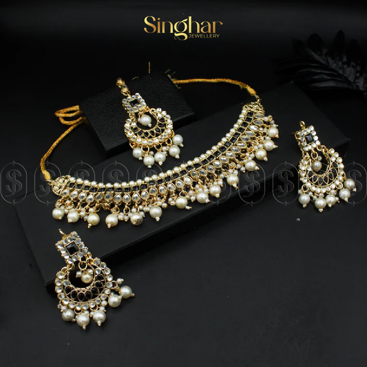 Elegant Kundan Chokar Set (4986)