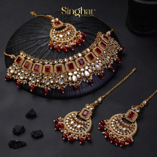 Elegant Kundan Partywear Necklace