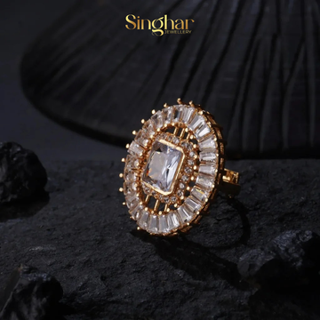 Elegant Teper Zircon Ring