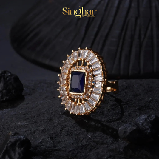 Elegant Teper Zircon Ring