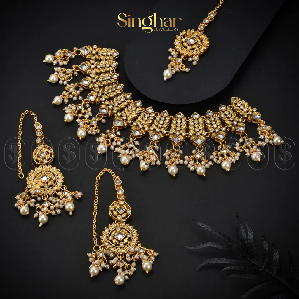 Elegant Zircon Partywear Necklace