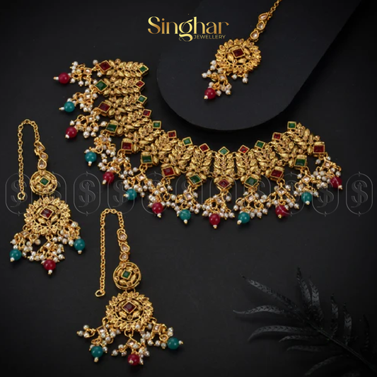 Elegant Zircon Partywear Necklace