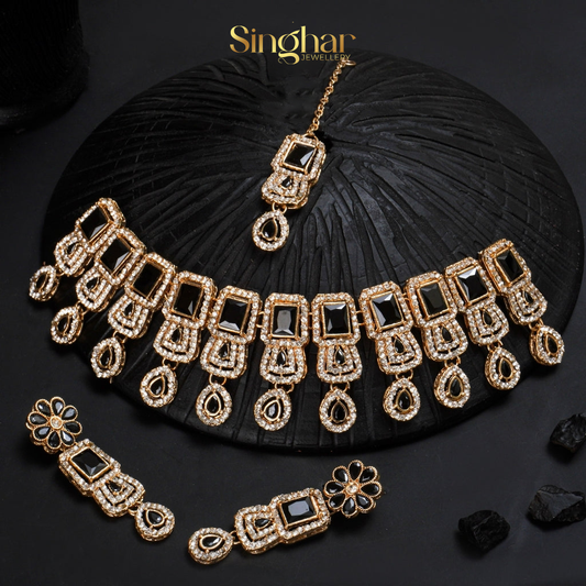 Elegant Zircon Partywear Necklace