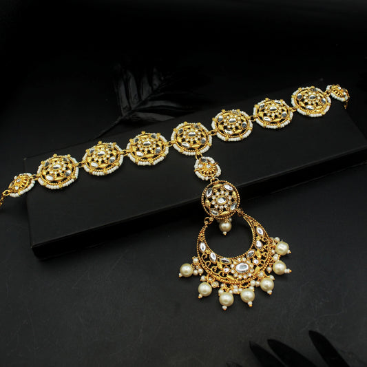 Radiant Kundan Forehead Band (4902)