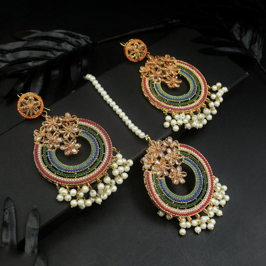 Floral Norattan Earring (4909)