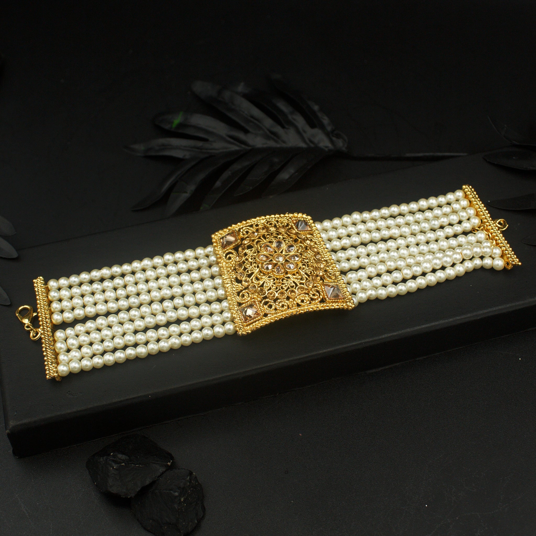 Pearl-Strand Bridal Bracelet (4884)