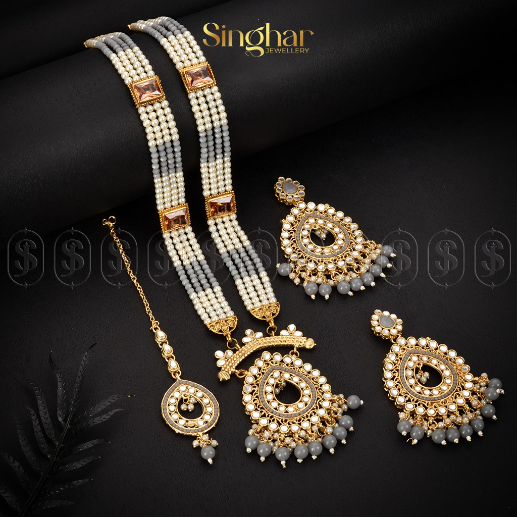 Indian Kundan Mala Set