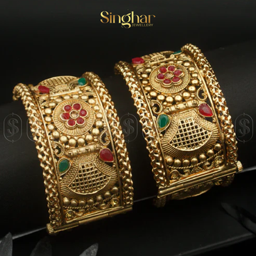 Indian Rajwadi Gold Bangles (4950)