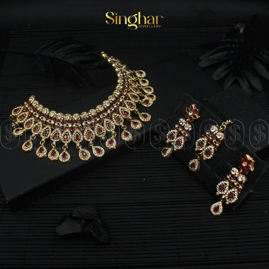 Teardrop Elegance Collar Set (4926)