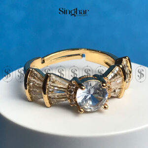 Golden Crown Radiance Ring